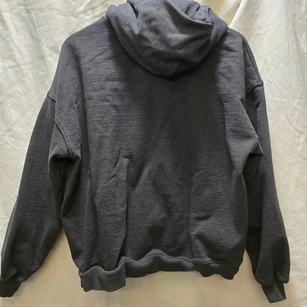 Gymshark Rest Day Sweats Gray Hoodie Sweatshirt Embroidered Logo Small Womens‎